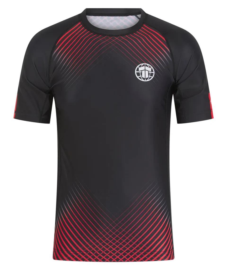 Tatami Vortex rash guard rosso riciclata uomo
