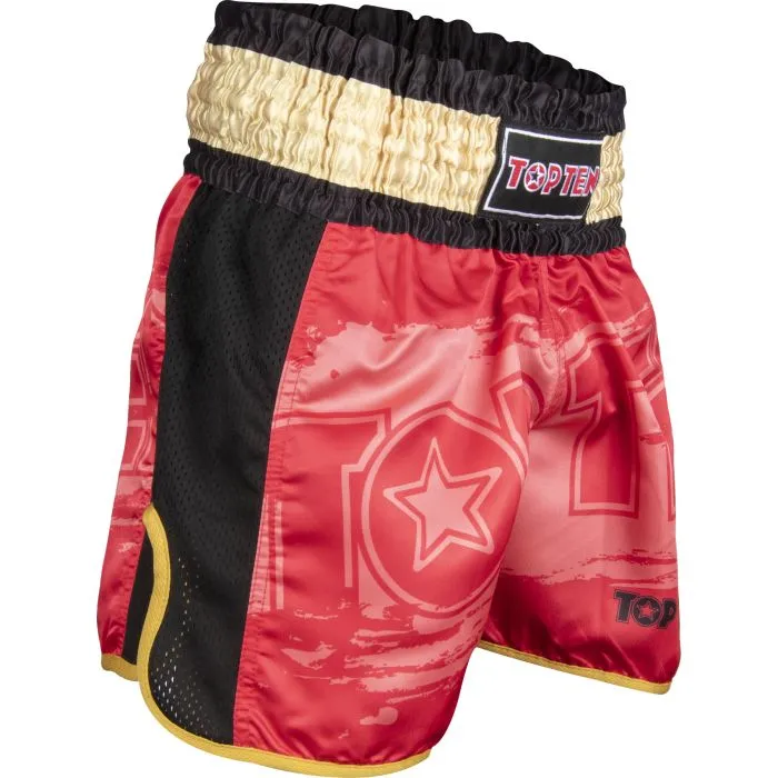 TOP TEN Power Ink pantaloncini kickboxing poliestere