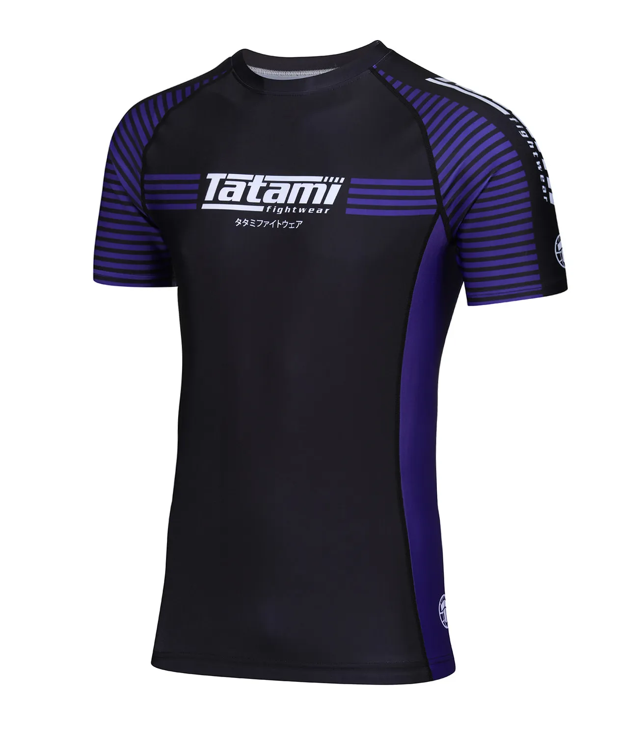 Tatami IBJJF Ranked rash guard viola manica corta M