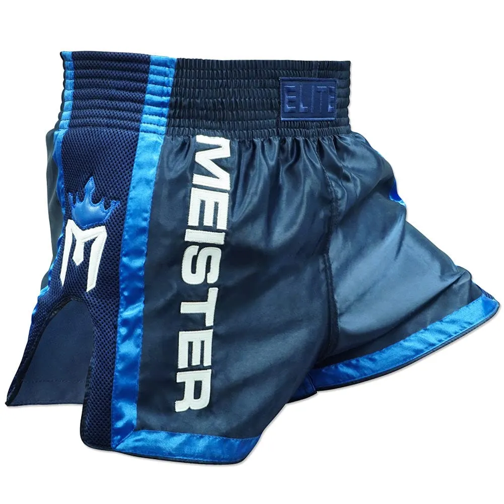 Meister Elite Muay Thai pantaloncini S bianco argento
