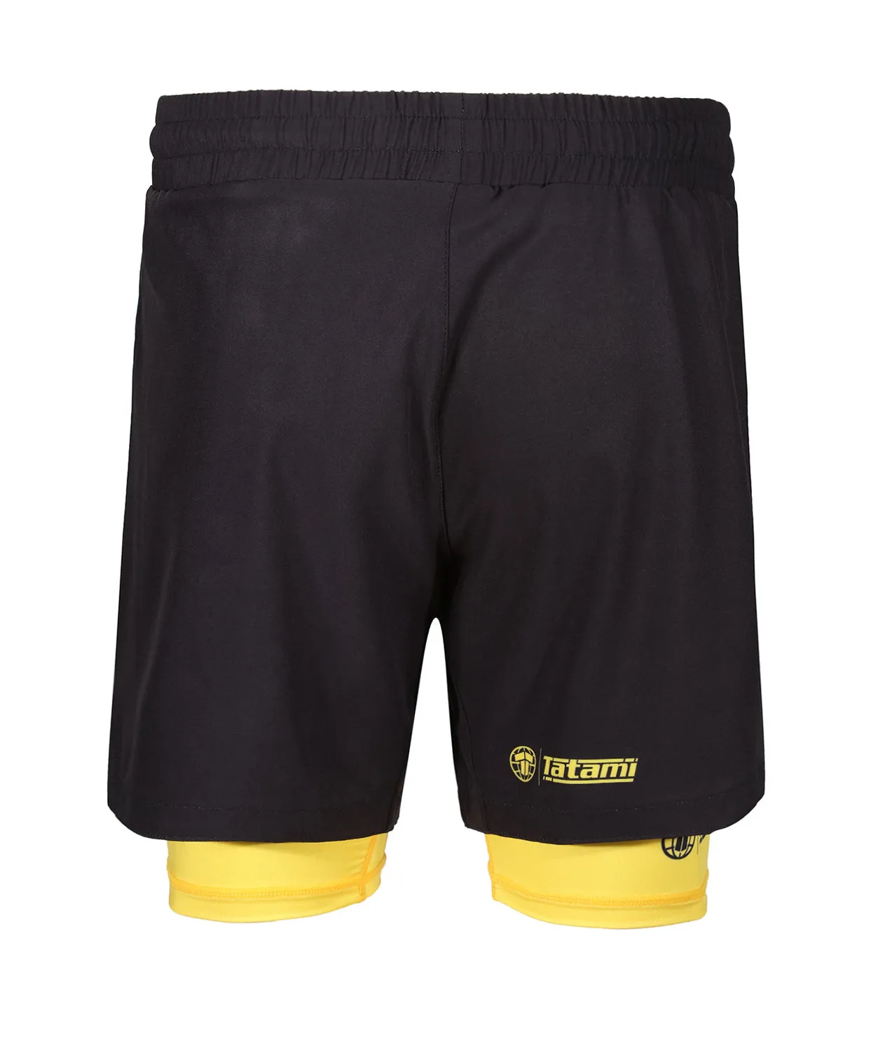 Tatami Dual Layer shorts grappling uomo gialli doppio strato