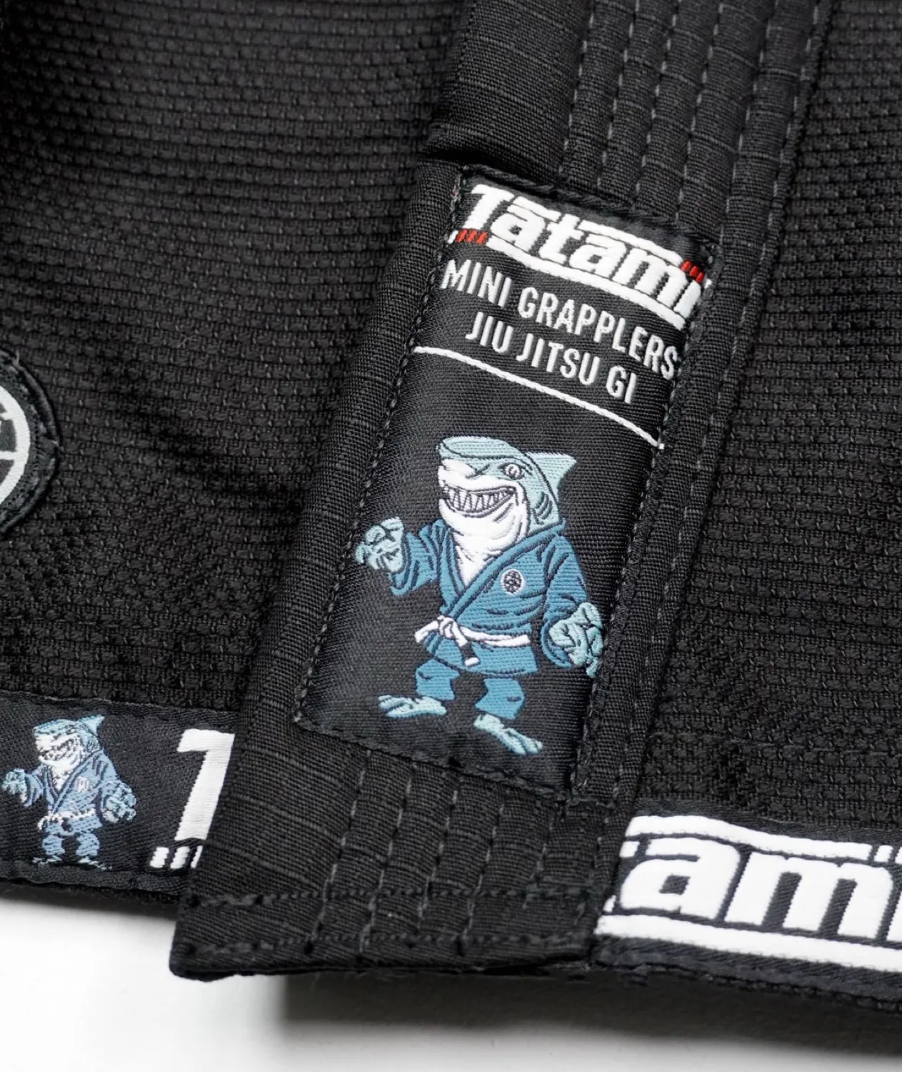 Tatami Mini Grapplers Kimono BJJ Bambino Nero con Cintura