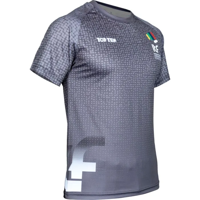 TOP TEN ITF Spot t-shirt taekwon-do poliestere