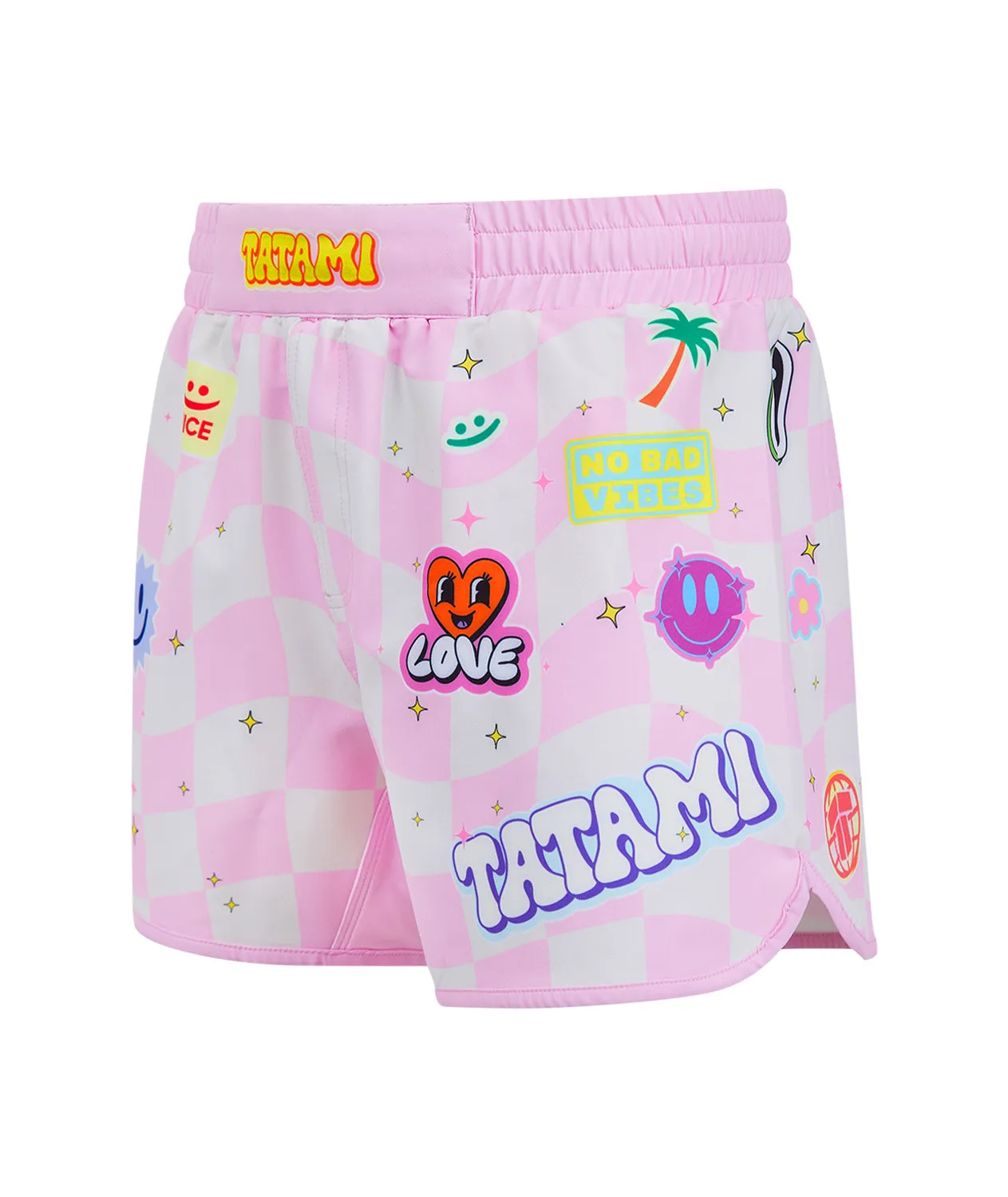 Tatami Sticker Bomb shorts grappling uomo rosa