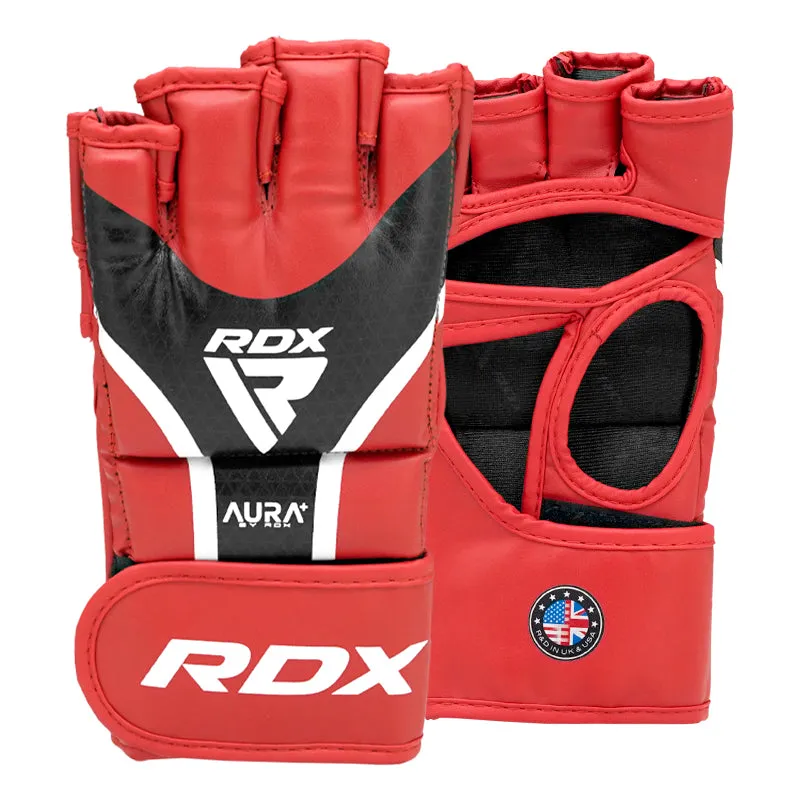 RDX Aura Plus T-17 Guanti MMA Maya Hide