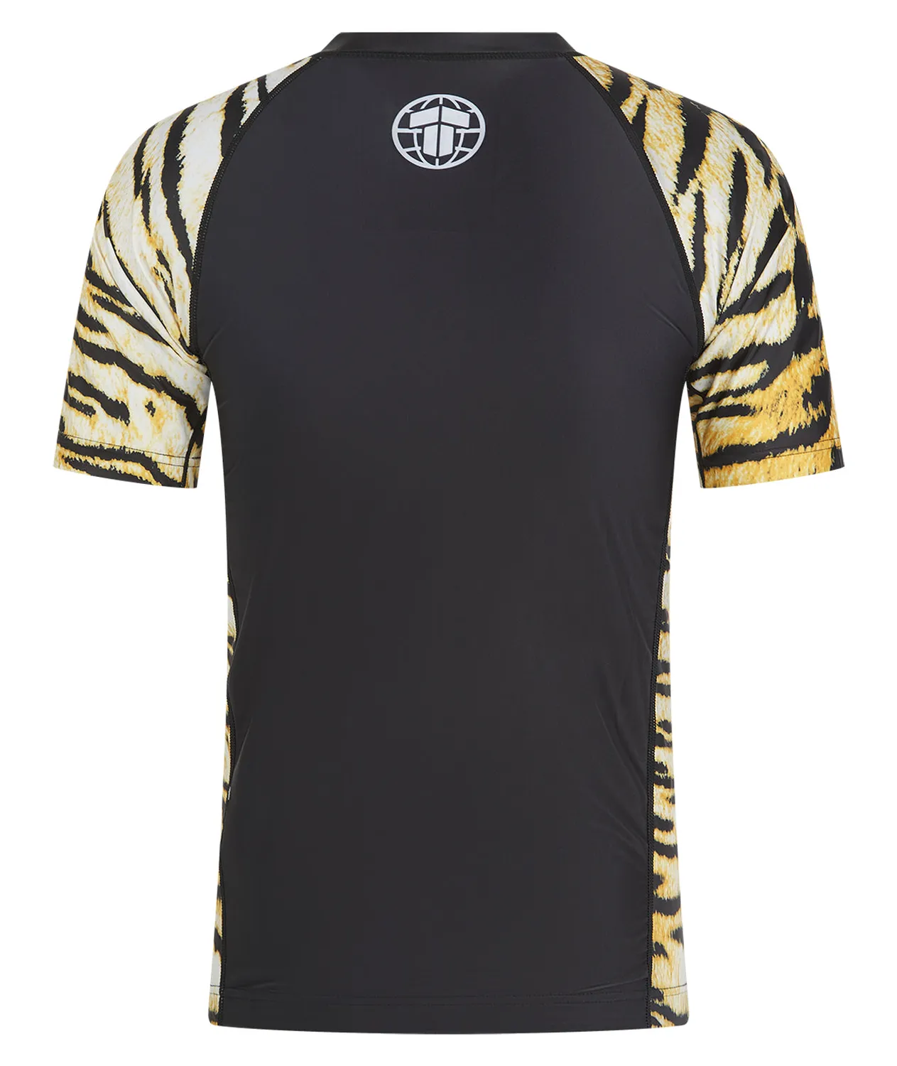 Tatami Fightwear Recharged rash guard uomo gialla tigre maniche corte