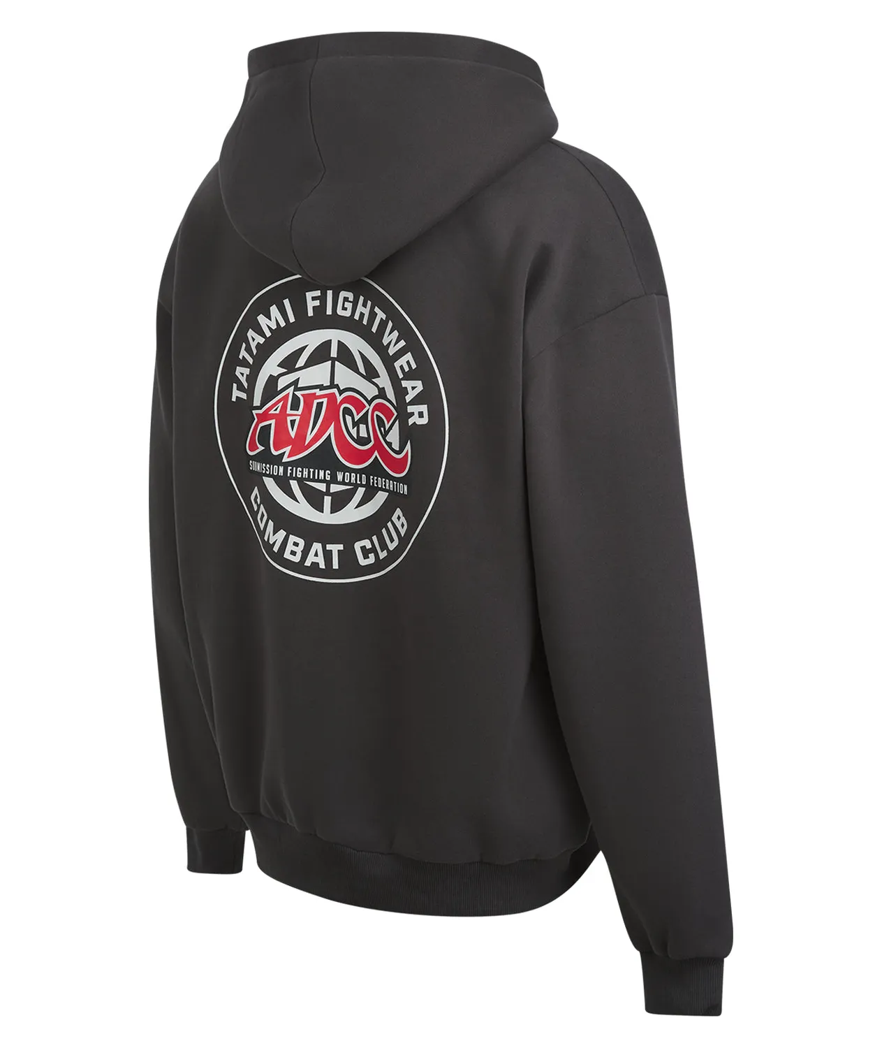 Tatami ADCC Combat Club felpa zip oversize grigia