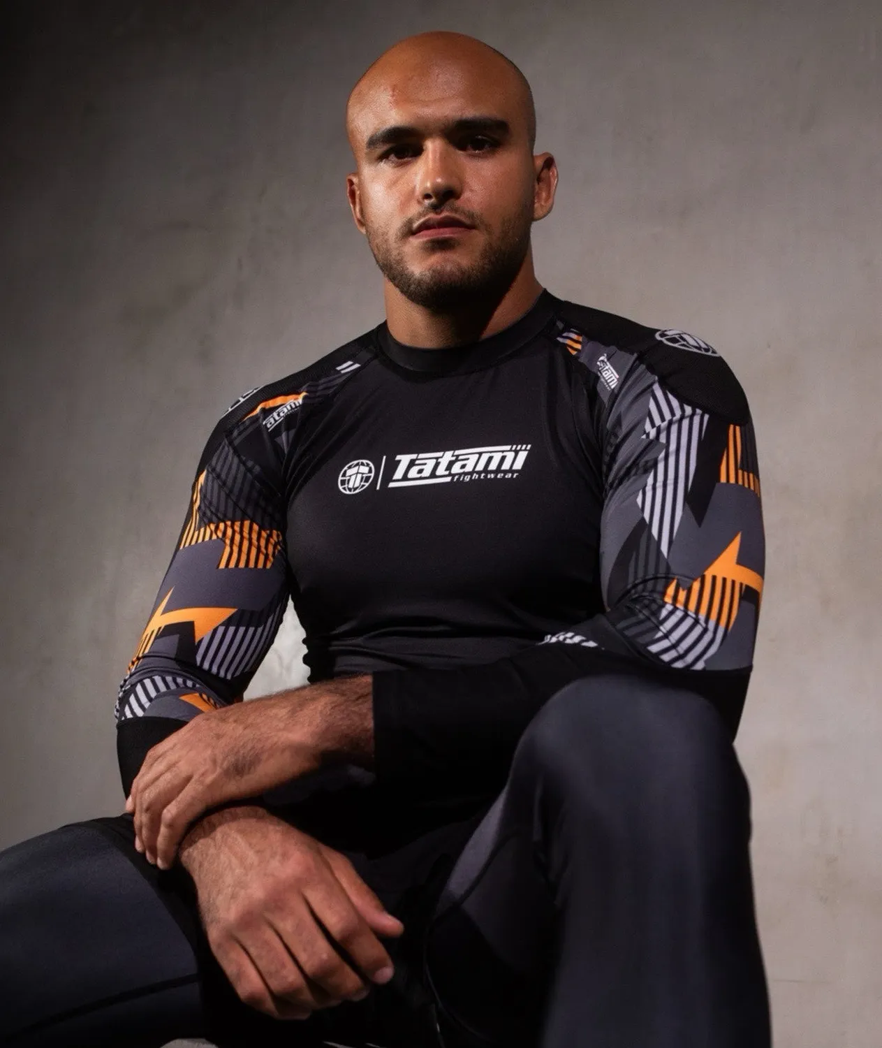 Tatami Fightwear Technical Rash Guard Maniche Lunghe Arancione