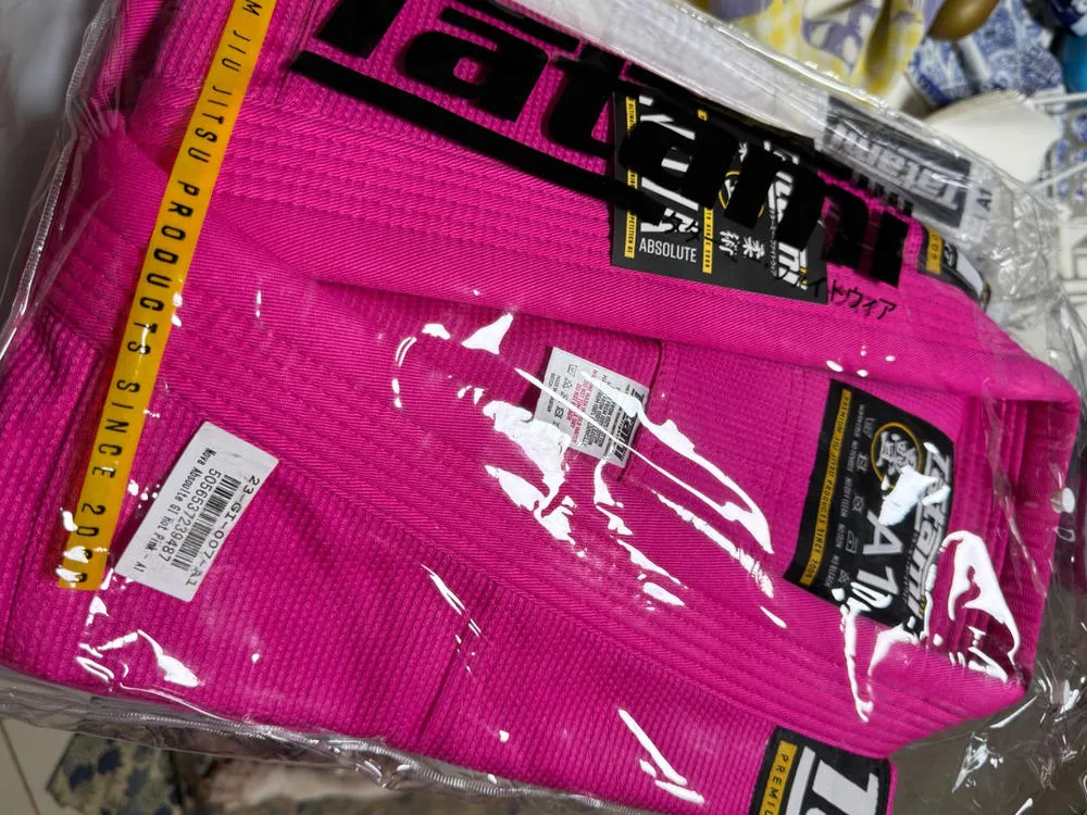 Tatami Fightwear Recharge kimono BJJ rosa 100% cotone