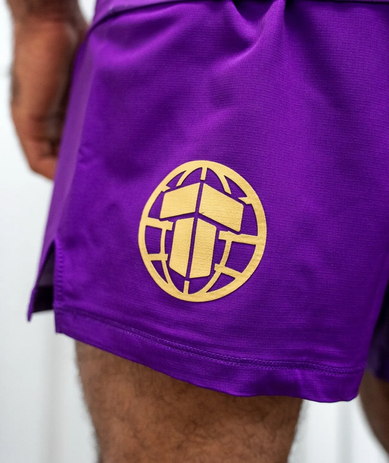Tatami Pro V2 pantaloncini grappling viola 3D