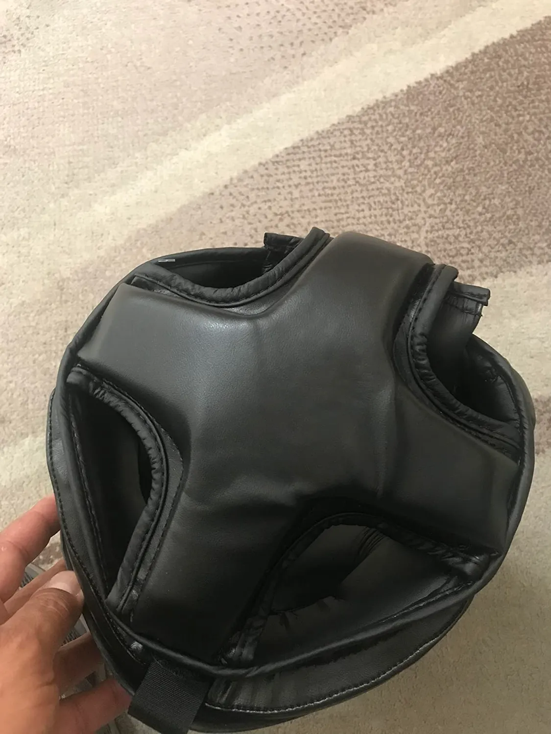 Farabi Caschetto Boxe Protezione Testa Pelle Sintetica