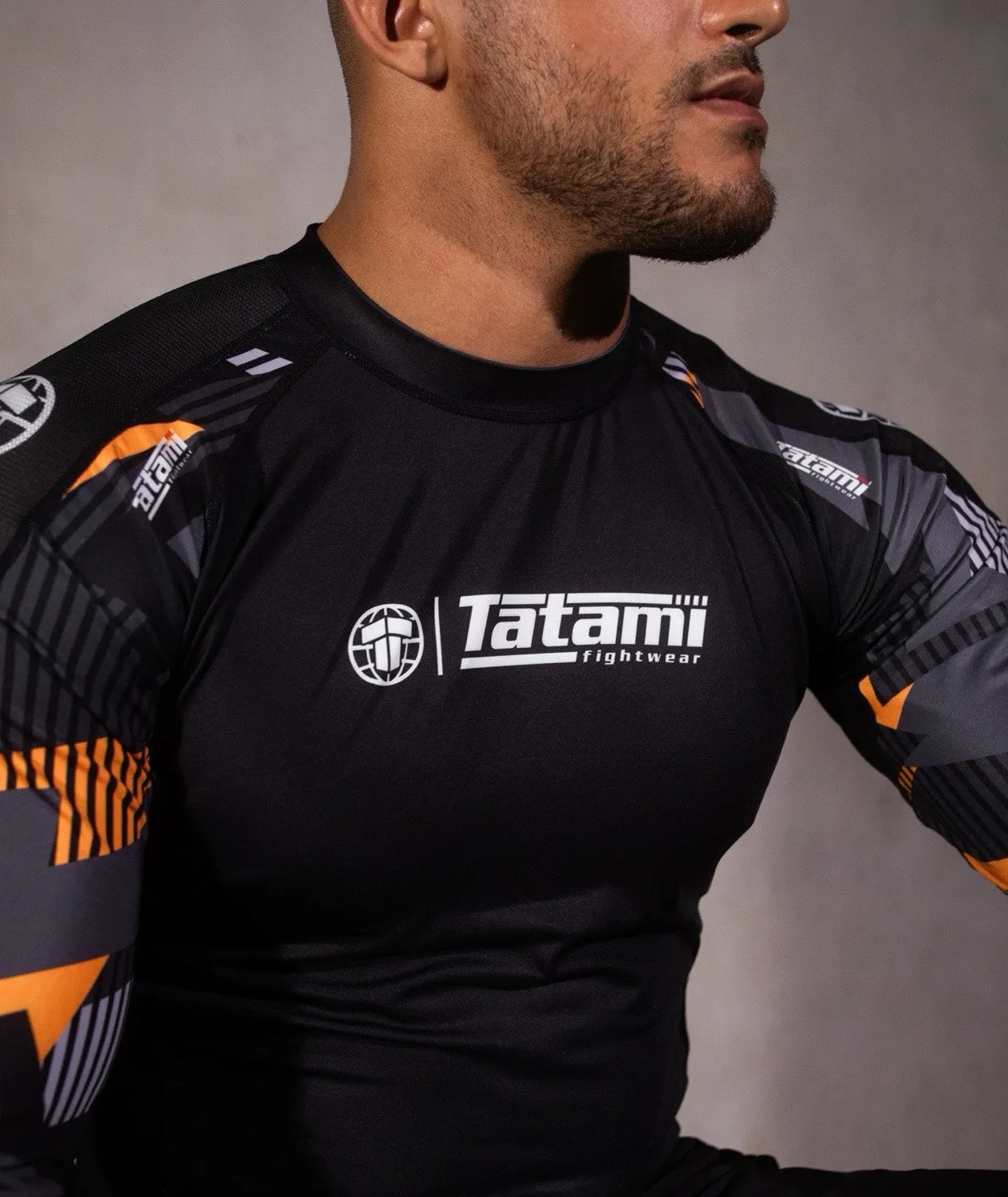 Tatami Fightwear Technical Rash Guard Maniche Lunghe Arancione