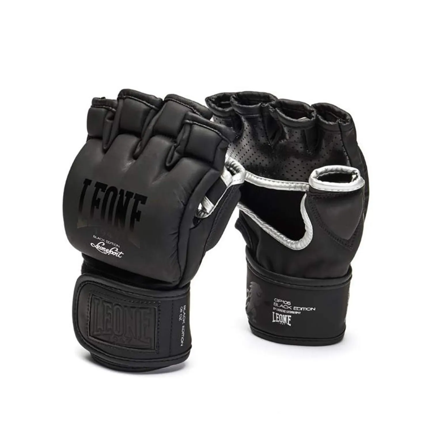 Leone 1947 Black Edition guanti mma M velcro