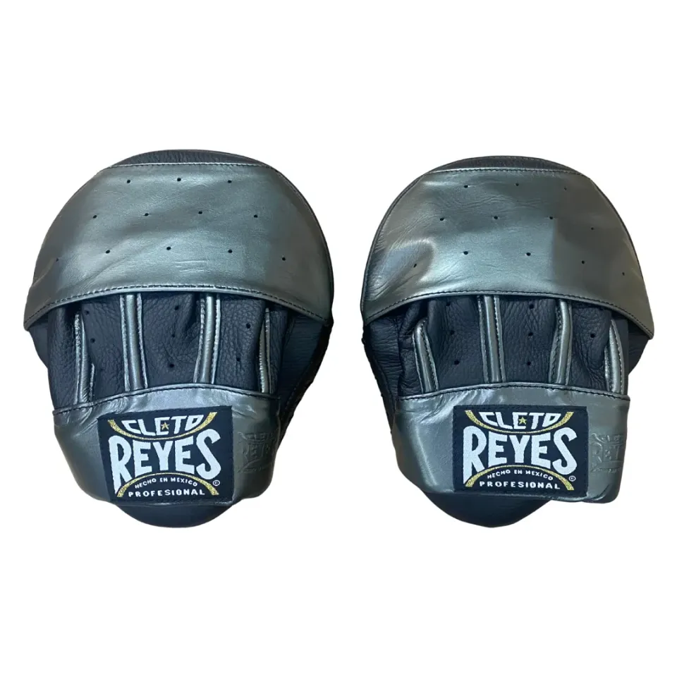 Cleto Reyes manopole boxe pelle curva focus grigio