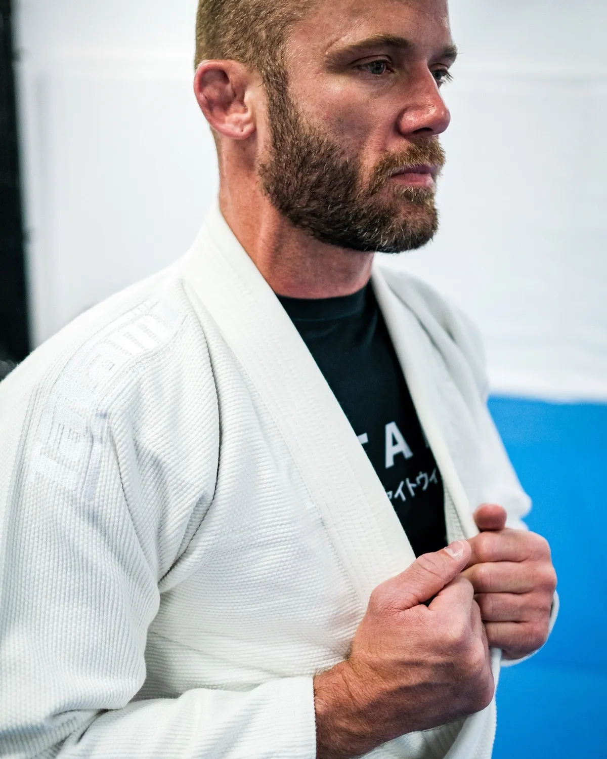Tatami Estilo Black Label kimono BJJ bianco 550 GSM