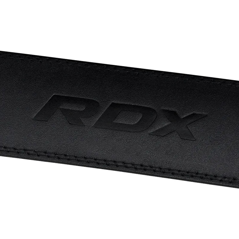 RDX 4 Pollici cintura palestra in pelle nera imbottita