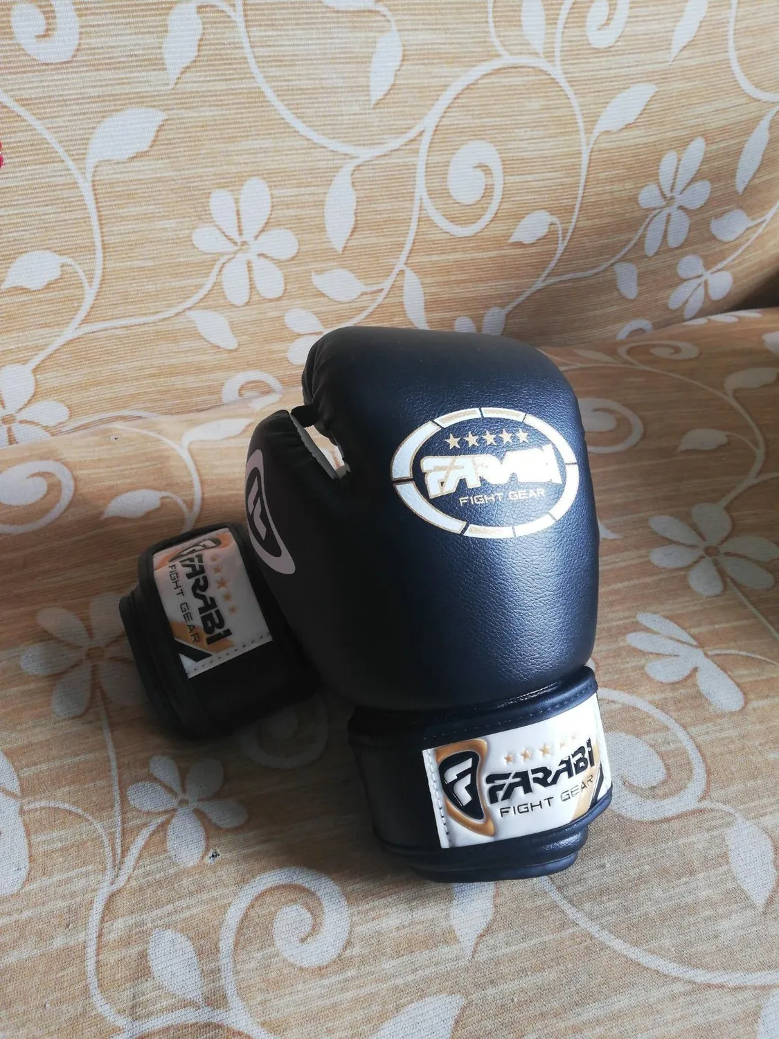 Farabi guanti boxe bambino 4 oz rosa sintetici