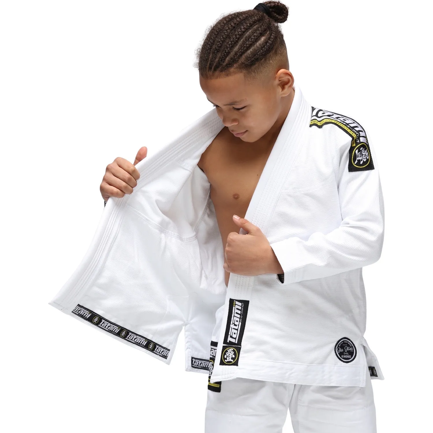 Tatami Nova Absolute kimono BJJ bimbo bianco leggero