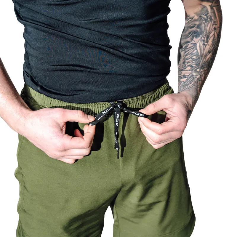RDX T16 Pantaloncini MMA 2 in 1 Compressione Traspiranti