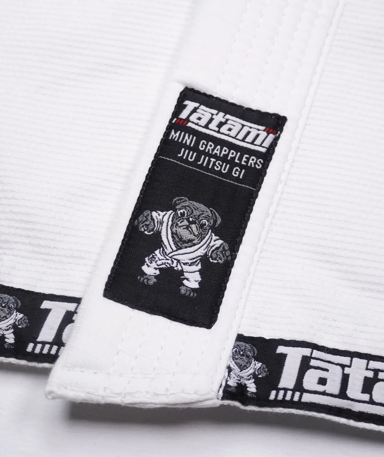 Tatami Mini Grapplers kimono BJJ bambino bianco cintura inclusa