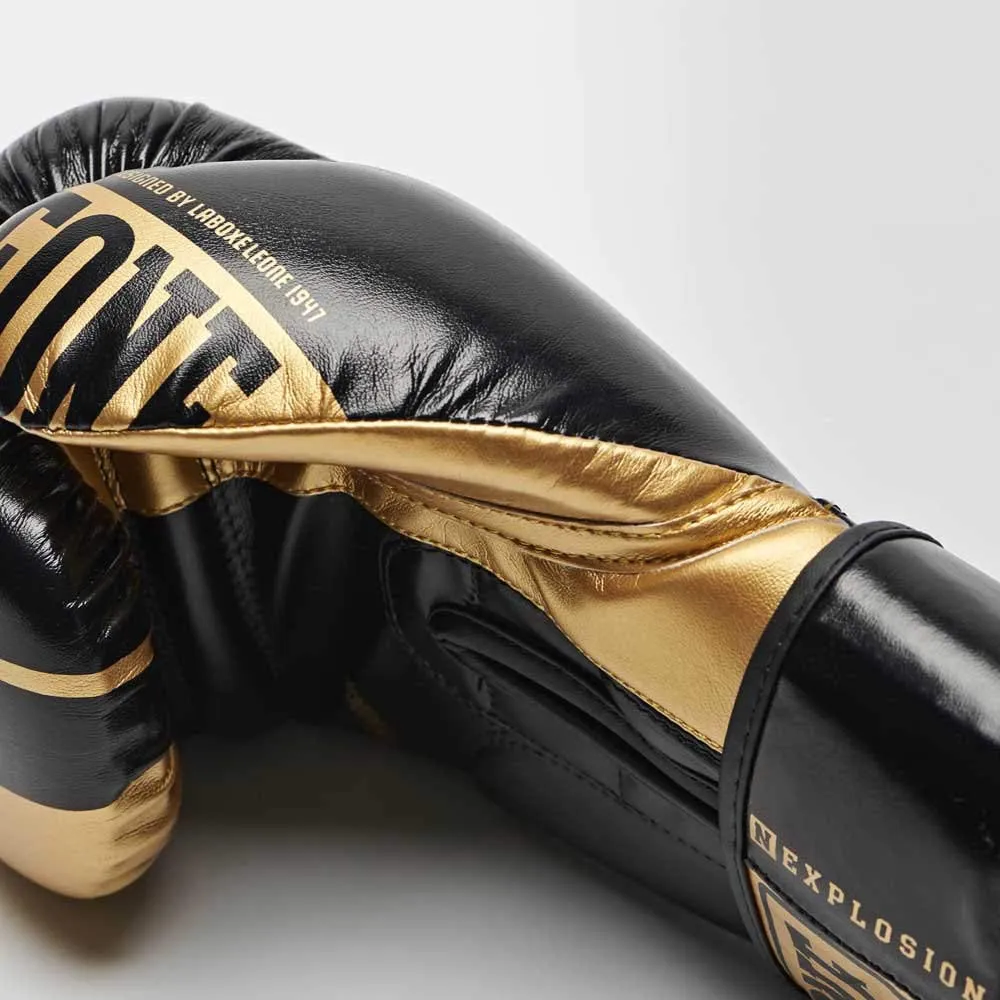 Leone1947 Nexplosion GN322 guanti boxe neri 12 oz