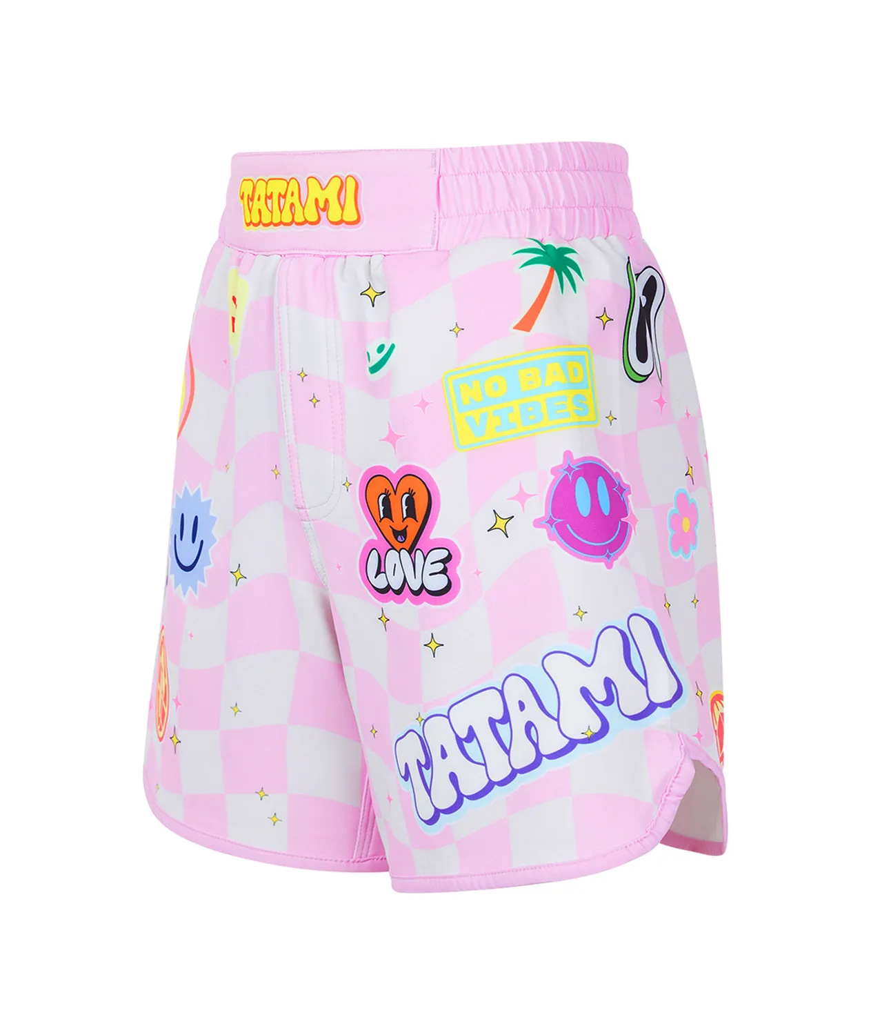 Tatami Sticker Bomb shorts grappling donna rosa