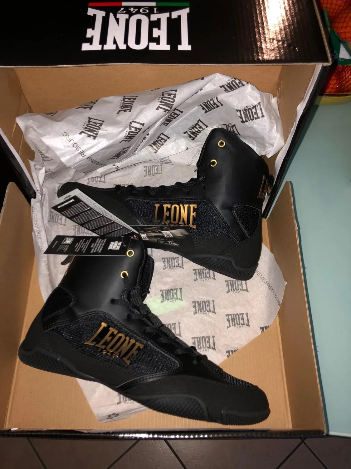 Leone1947 Premium stivaletti boxe leggeri suola avvolgente