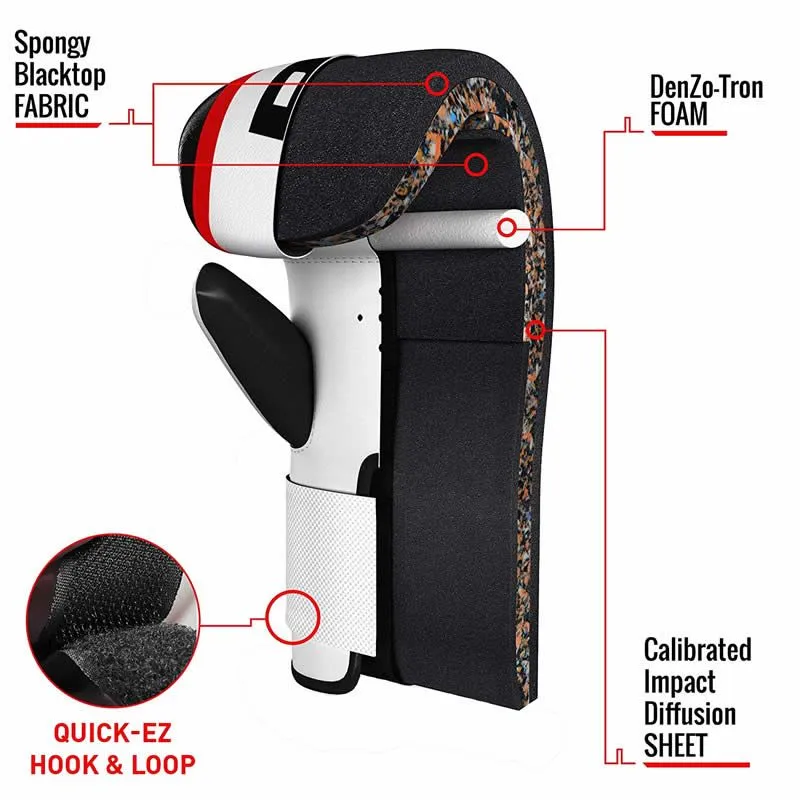 RDX 1R guanti sacco boxe rossi Maya Hide