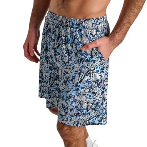 Leone 1947 Urban Fighter pantaloncini camo blu mimetici