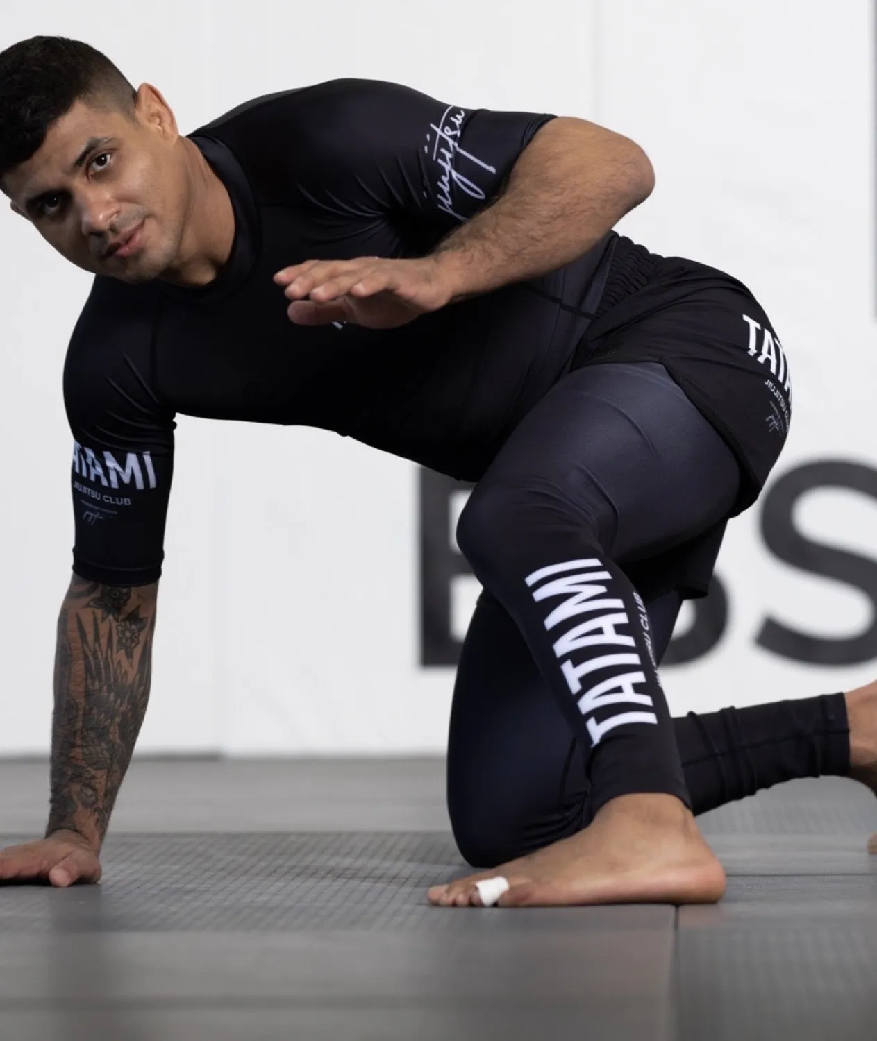 Tatami Fightwear JJ Club Grappling Spats leggings neri