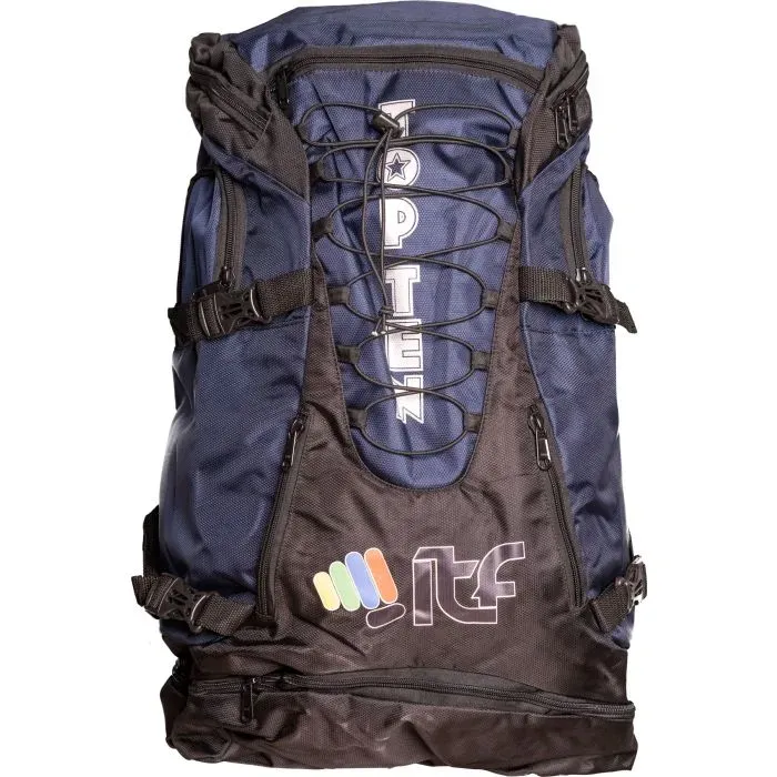 TOP TEN Giant Taekwondo Zaino Nero-Blu Poliestere