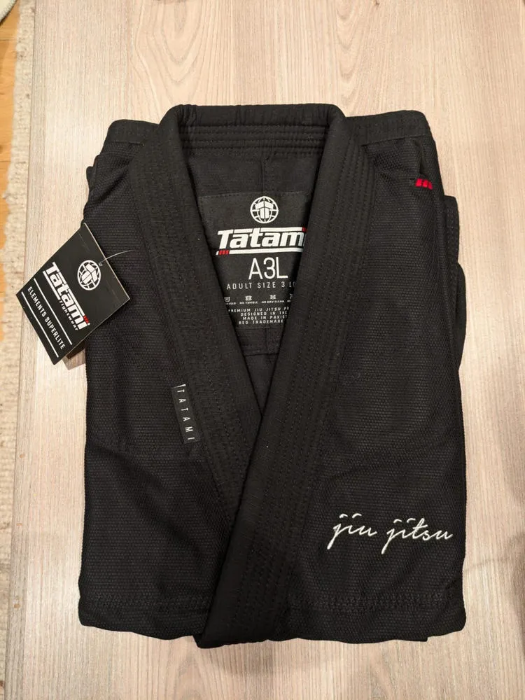 Tatami Elements Superlite Kimono BJJ Nero Leggero