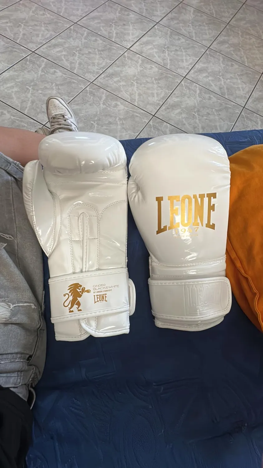 Leone1947 GN059 Guanti Boxe 14 oz PU polso rinforzato