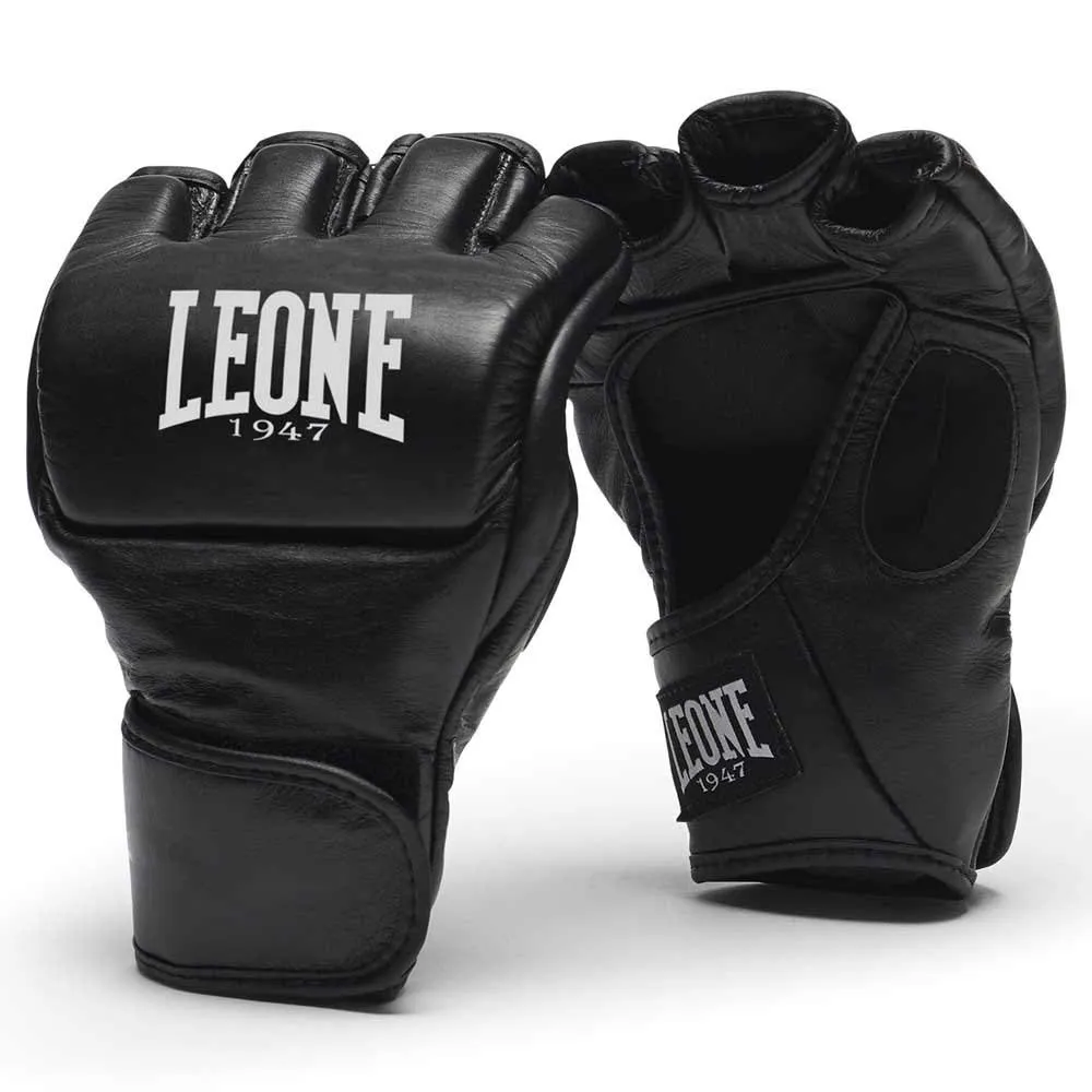 Leone 1947 Bellator GP115 Guanti MMA Nero S pelle bovino