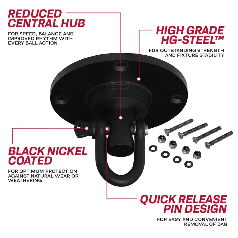 RDX R1 Supporto Speedball Acciaio Nero cuscinetto veloce