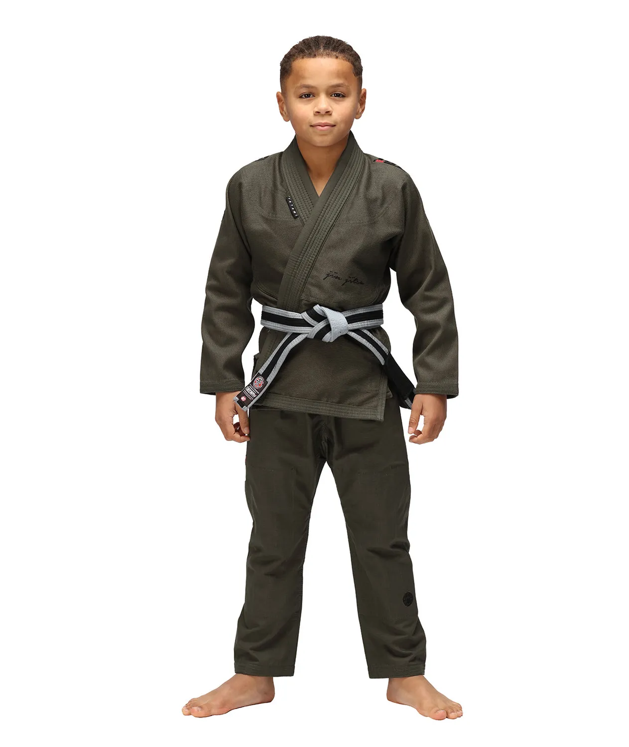 Tatami Elements Superlite Kimono BJJ Bambino Khaki Leggero