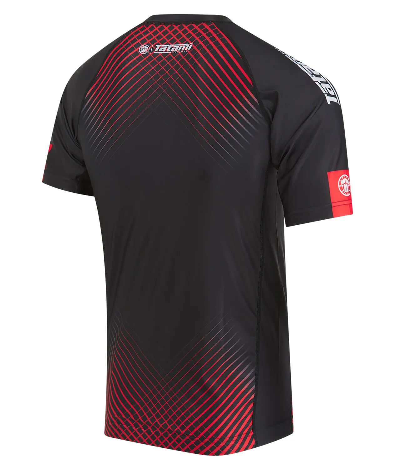Tatami Vortex rash guard rosso riciclata uomo