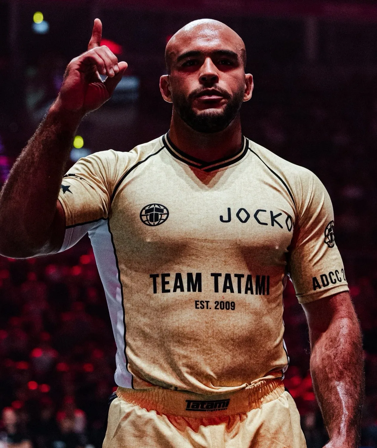 Tatami Team Gold Rash Guard Maniche Corte Bianca Leggera