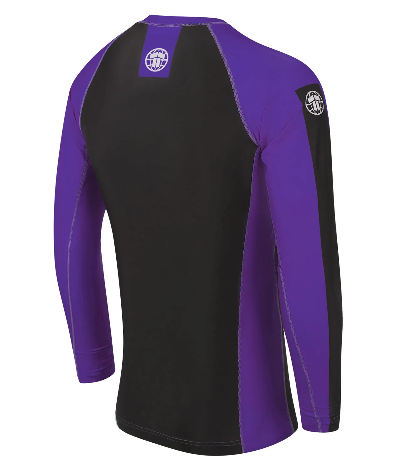 Tatami Fightwear Ranked Rash Guard Viola Manica Lunga IBJJF