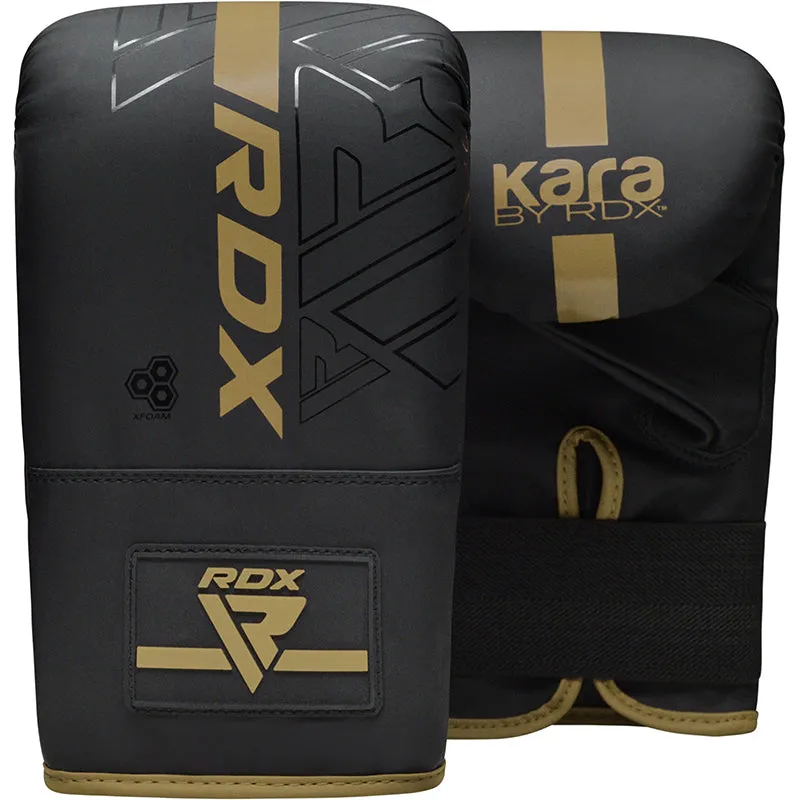 RDX F6 Kara sacco da boxe 4ft nero riempito resistente