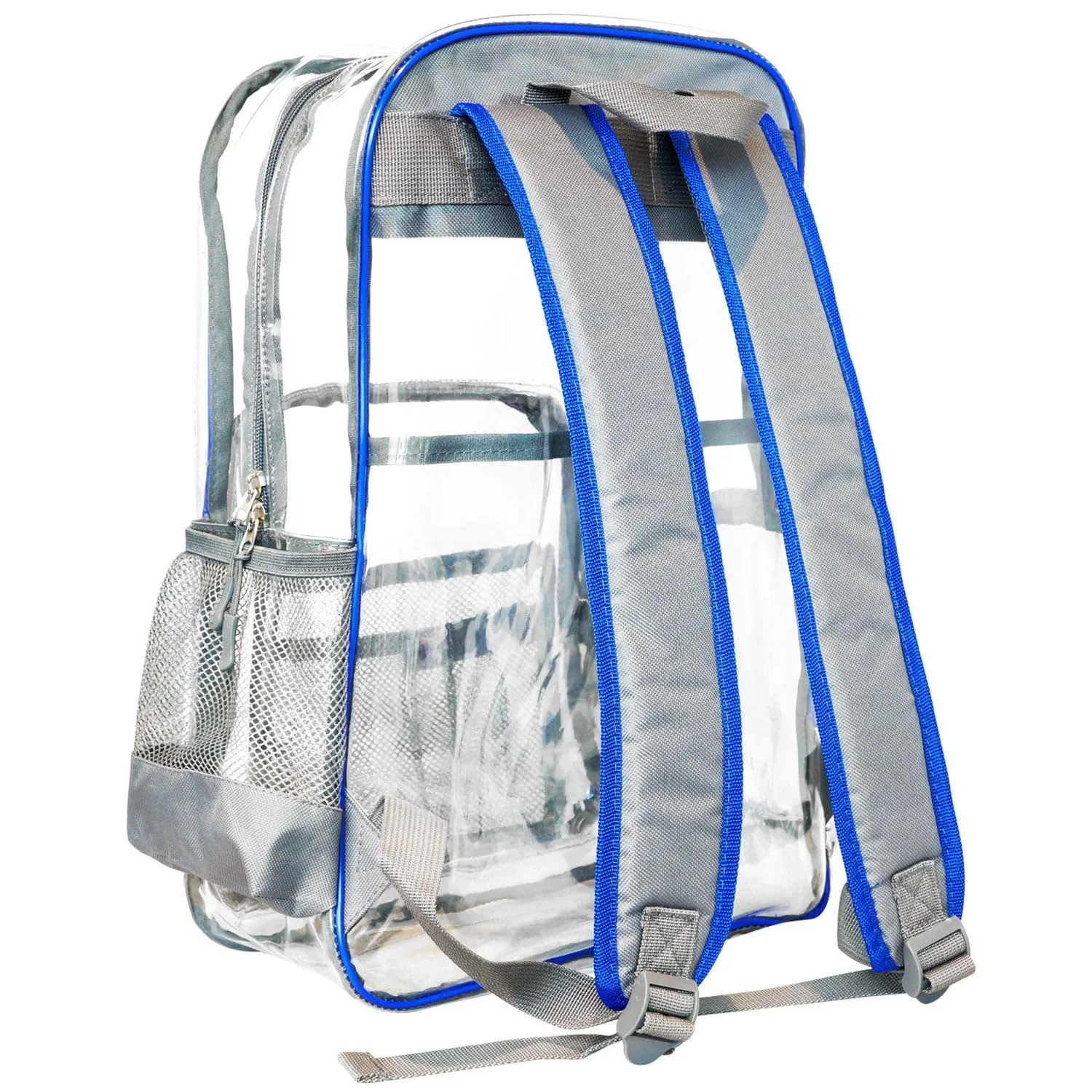 Meister All-Access Zaino Trasparente 16L Blu/Grigio Sicurezza