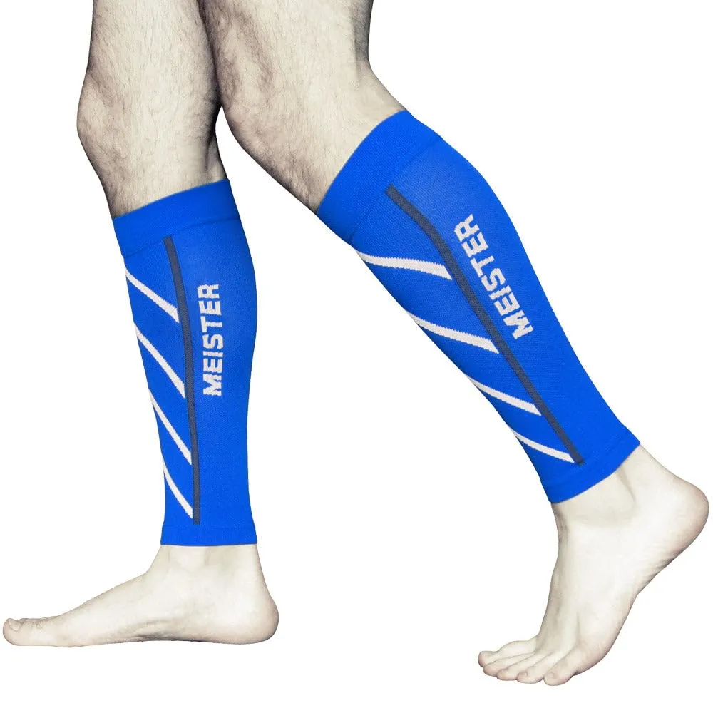 Meister manicotti stinchi compressione blu S coppia
