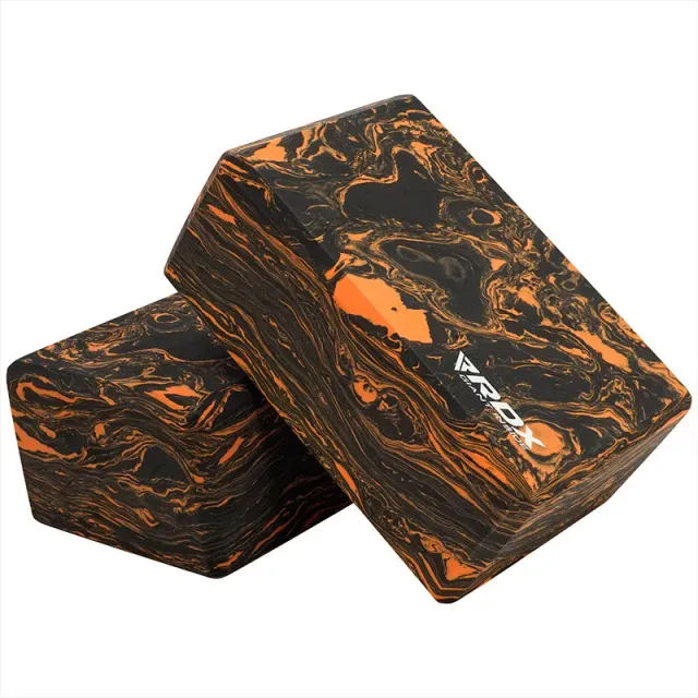 RDX OB Blocco Yoga EVA Arancione 23x15x9,8 cm