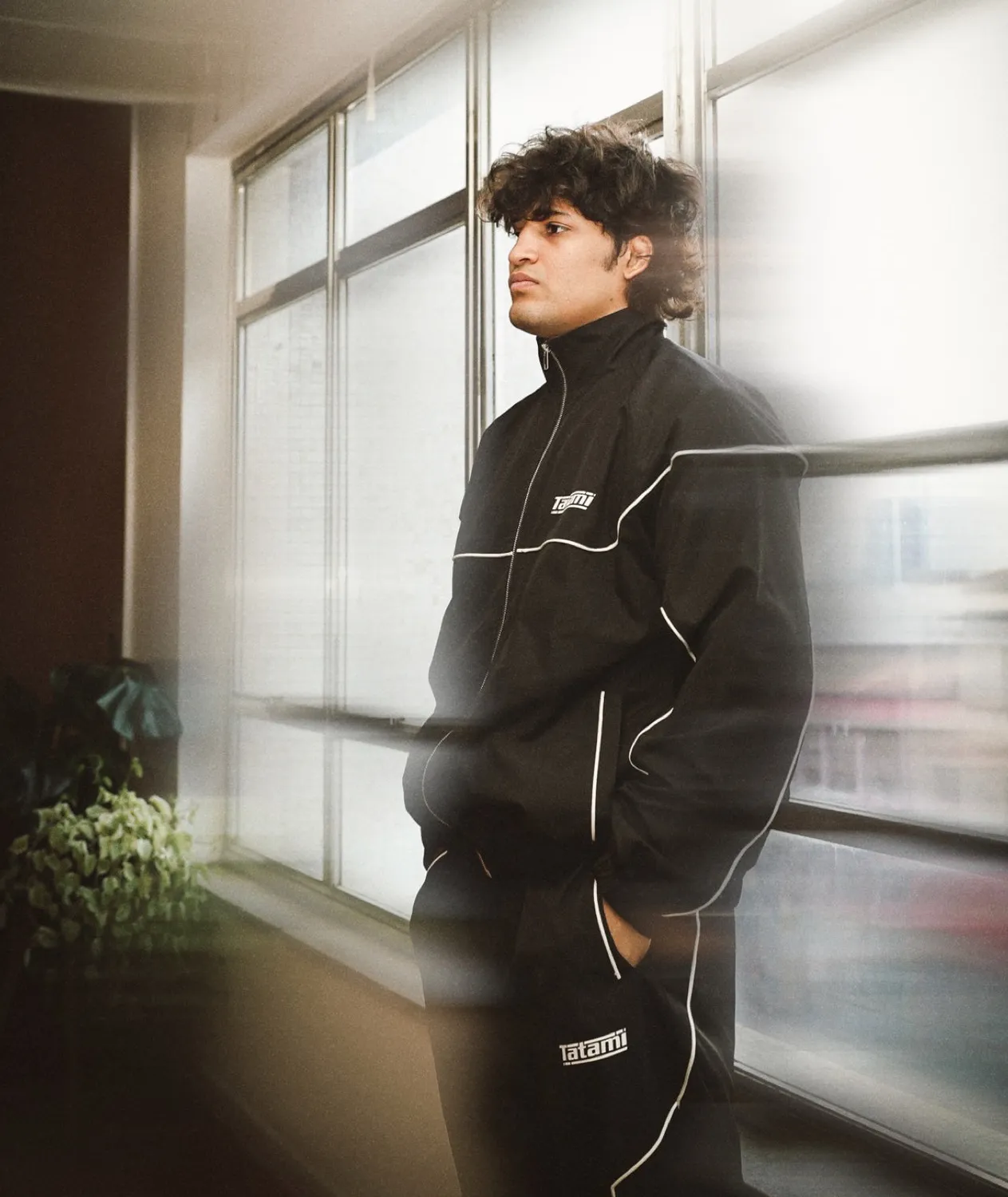 Tatami Tactic Tracksuit giacca tuta uomo nera antivento