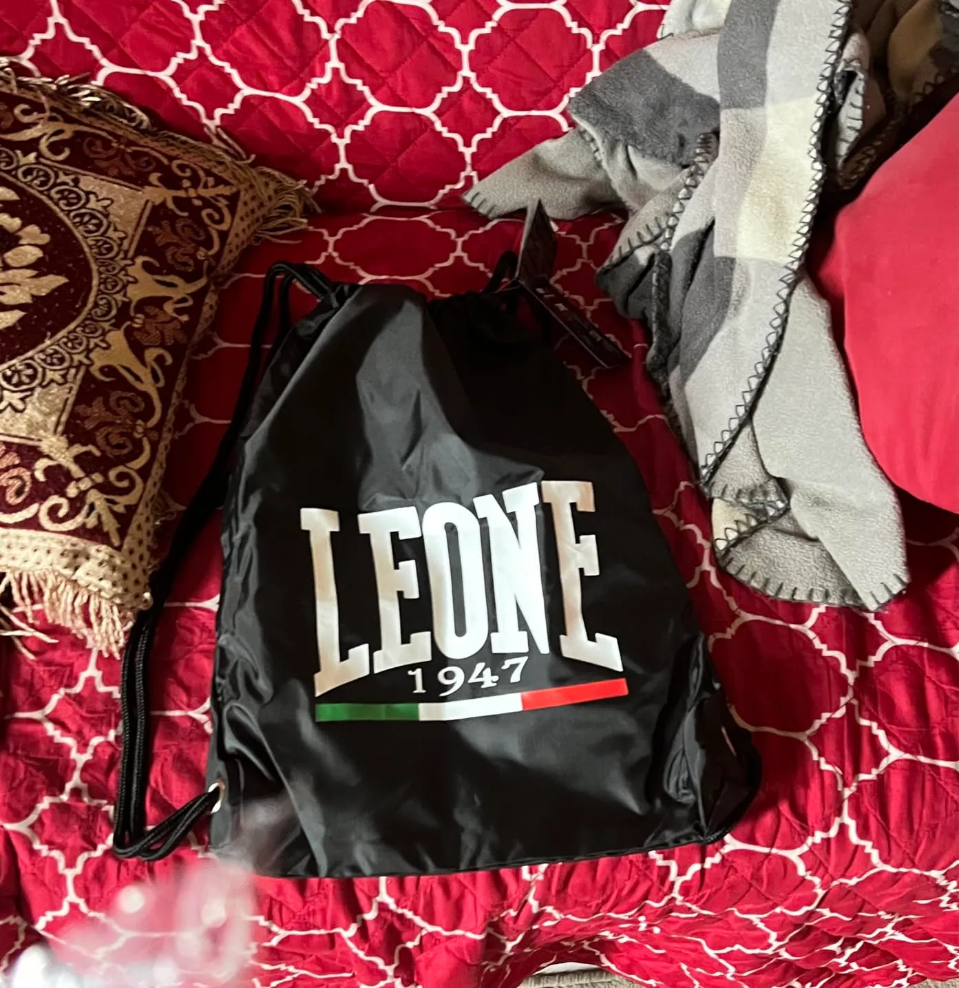Leone 1947 Flag zaino sportivo nero 25 L AC901