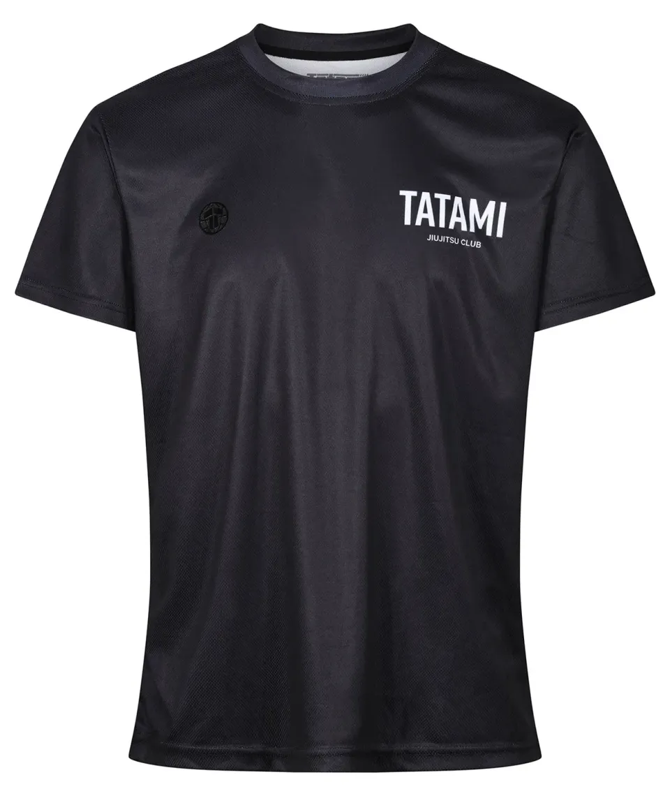 Tatami Fightwear JJ Club Mesh t-shirt nera grappling uomo