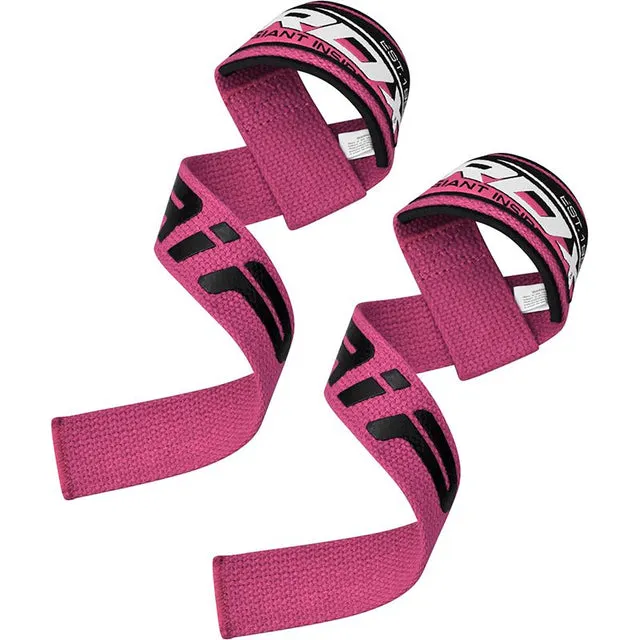 RDX W2 fasce sollevamento pesi donna rosa