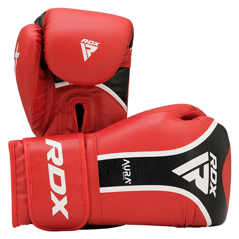 RDX Aura Plus T-17 Guanti Boxe Maya Hide 10-16oz