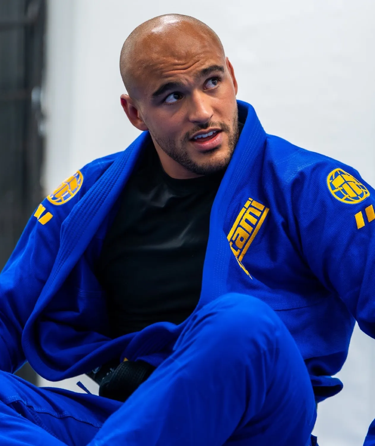 Tatami Pro Series Kimono BJJ Blu Oro A3 Leggero