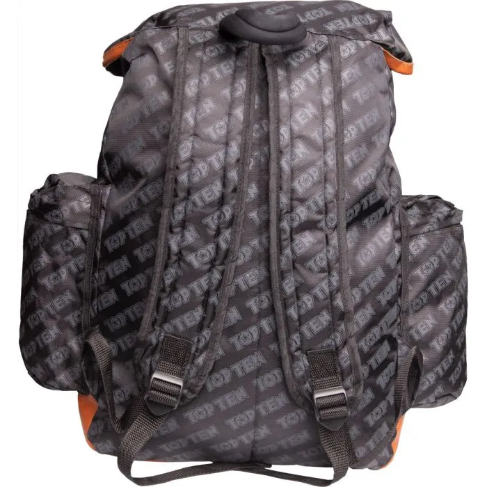 TOP TEN Daily zaino Nero-Marrone in poliammide
